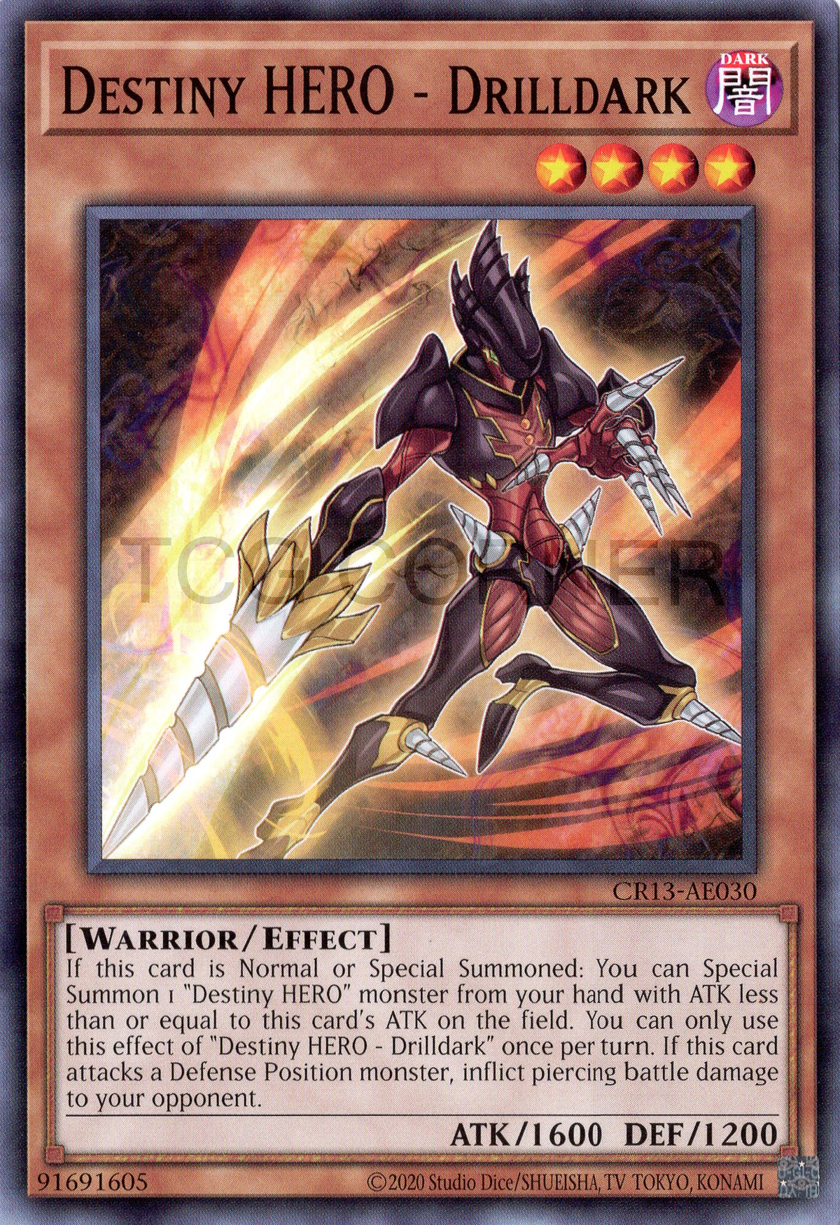 CR13-AE030 Destiny HERO - Drilldark (N)