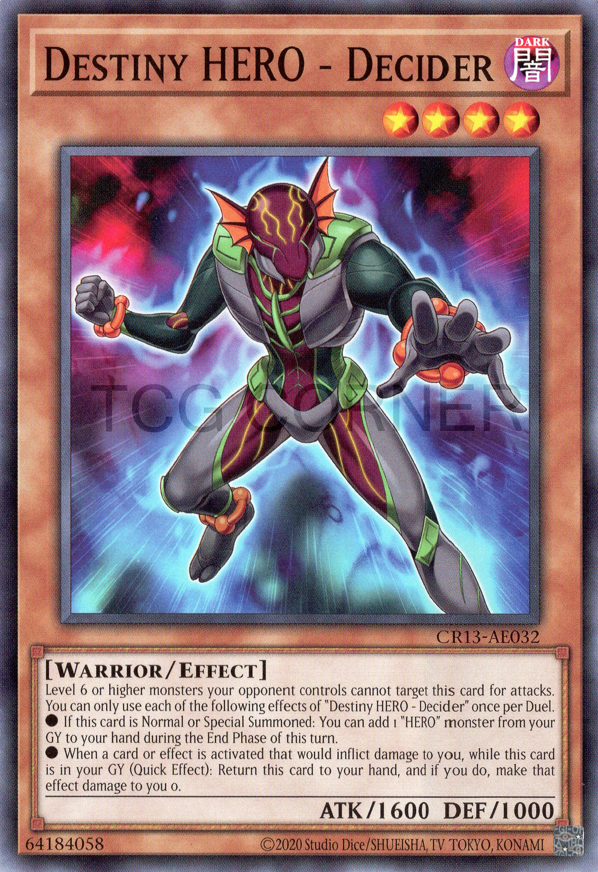 CR13-AE032 Destiny HERO - Decider (N)