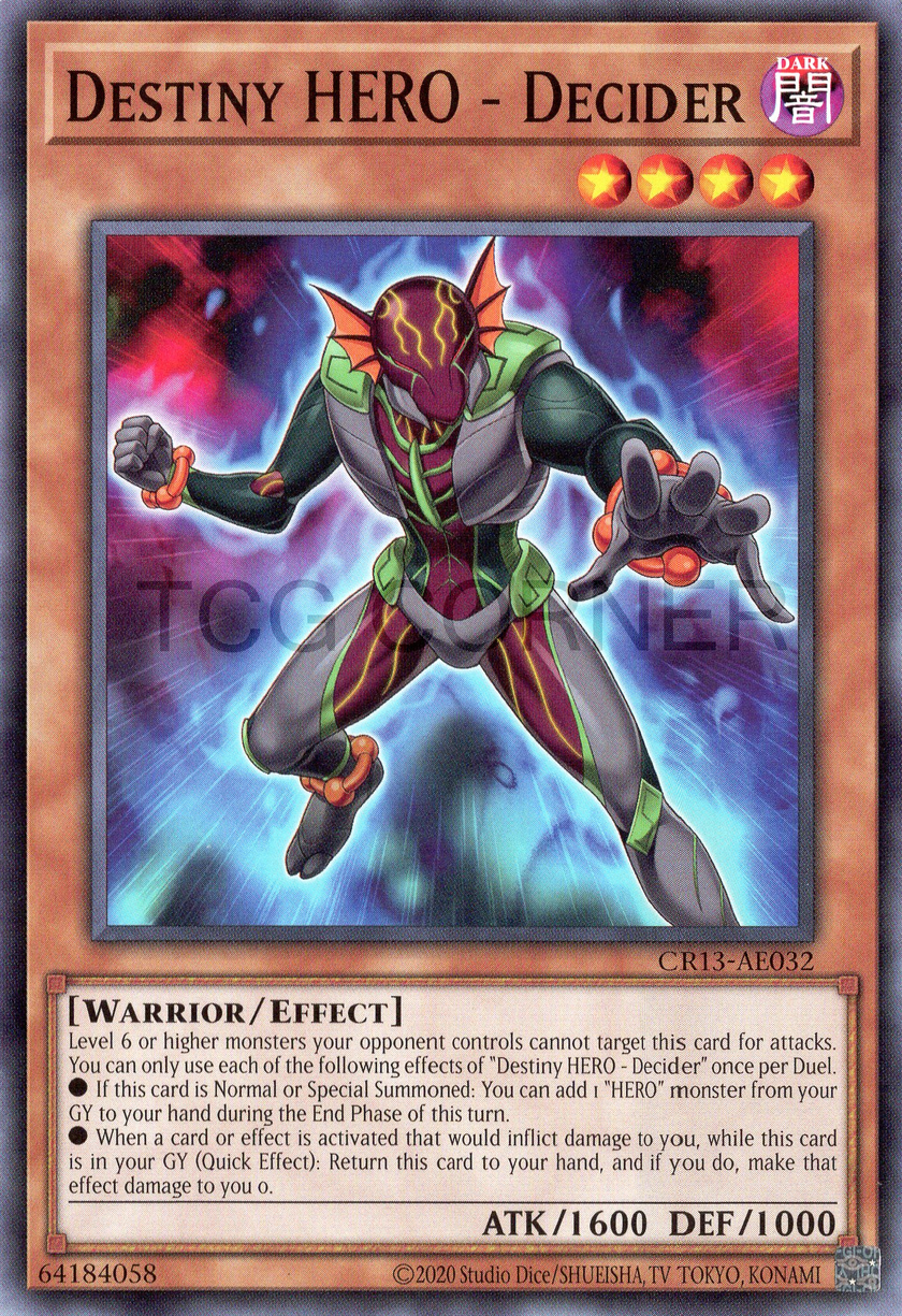 CR13-AE032 Destiny HERO - Decider (N)