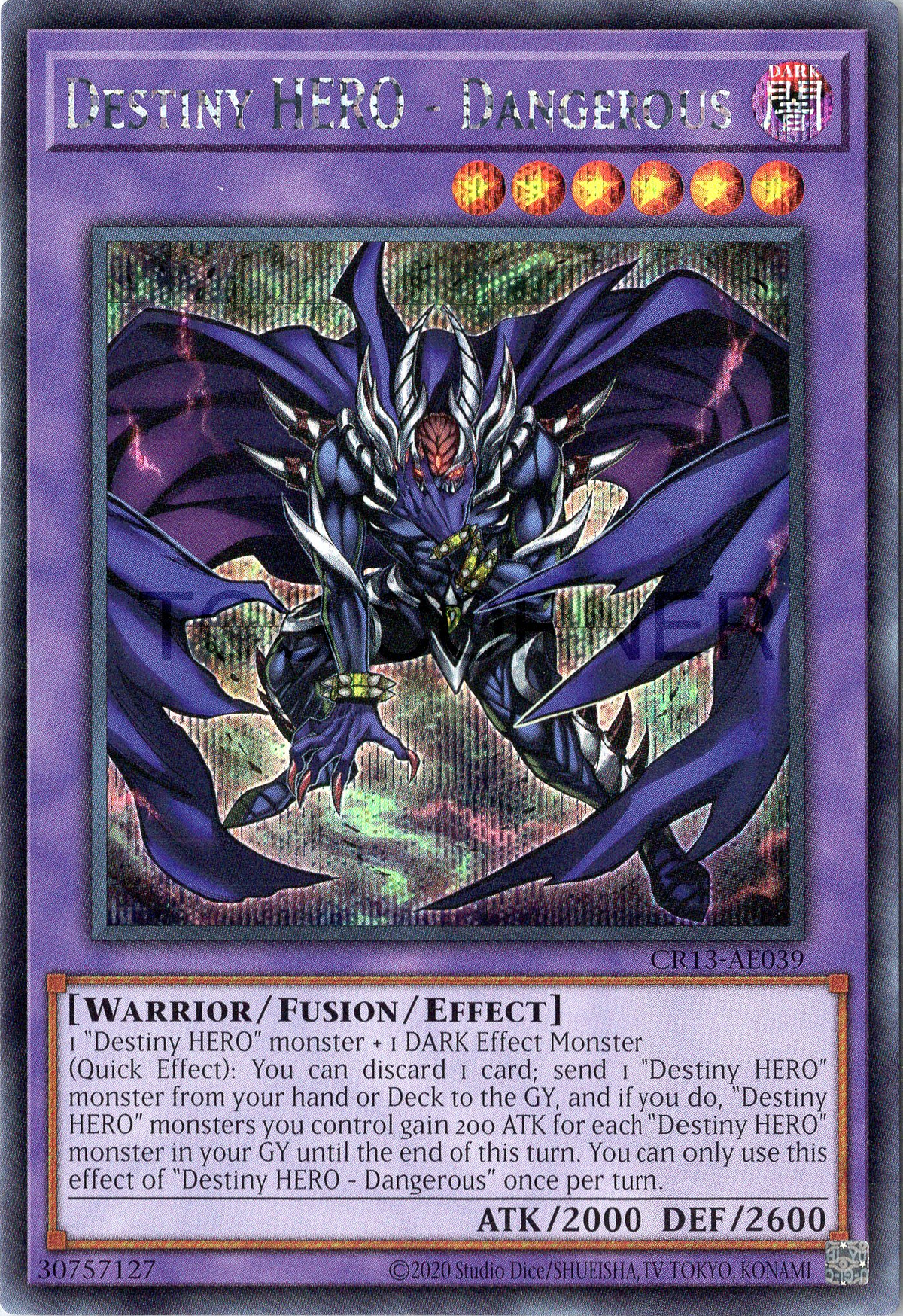 CR13-AE039 Destiny HERO - Dangerous (SER)