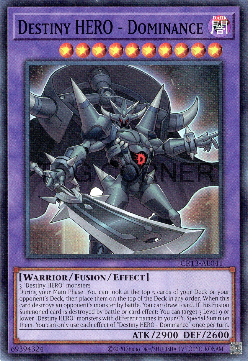 CR13-AE041 Destiny HERO - Dominance (SR)