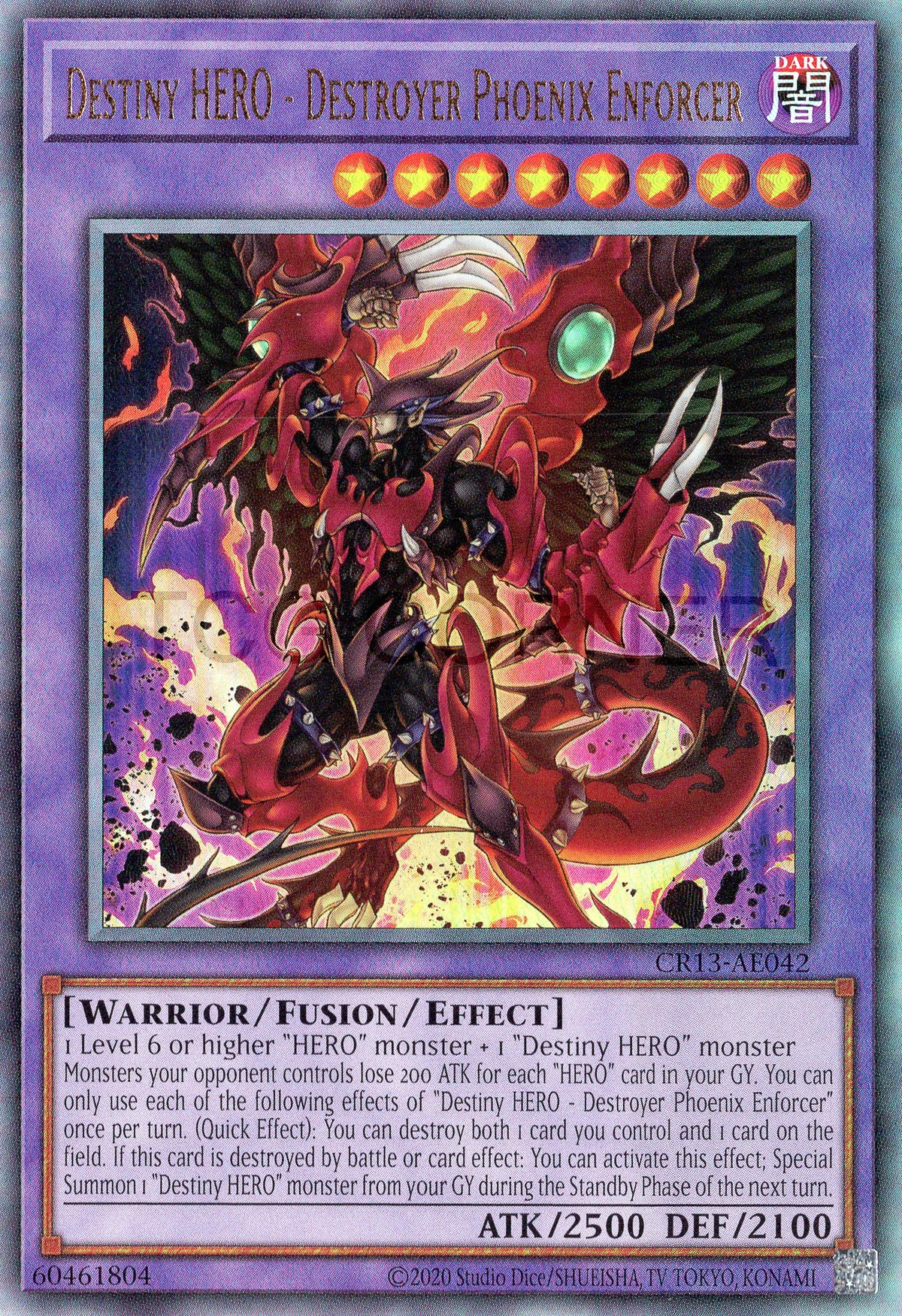 CR13-AE042 Destiny HERO - Destroyer Phoenix Enforcer (UL)