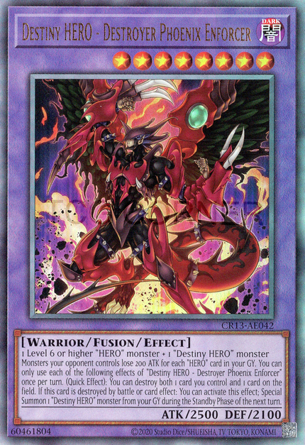 CR13-AE042 Destiny HERO - Destroyer Phoenix Enforcer (UL)