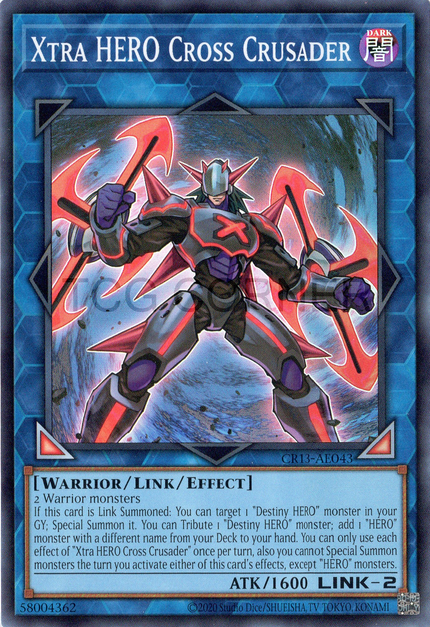 CR13-AE043 Xtra HERO Cross Crusader (SR)
