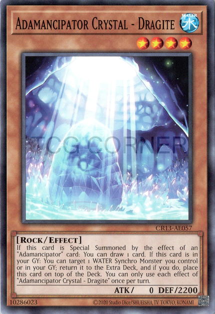 CR13-AE057 Adamancipator Crystal - Dragite (N)