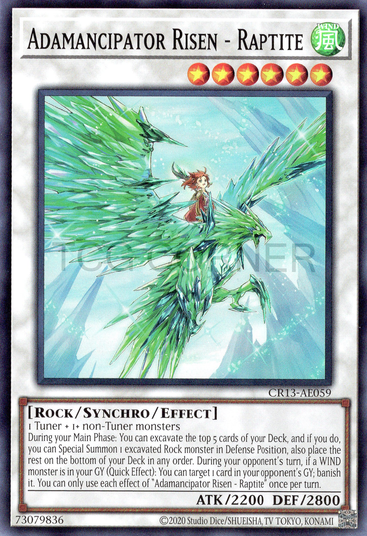 CR13-AE059 Adamancipator Risen - Raptite (SR)