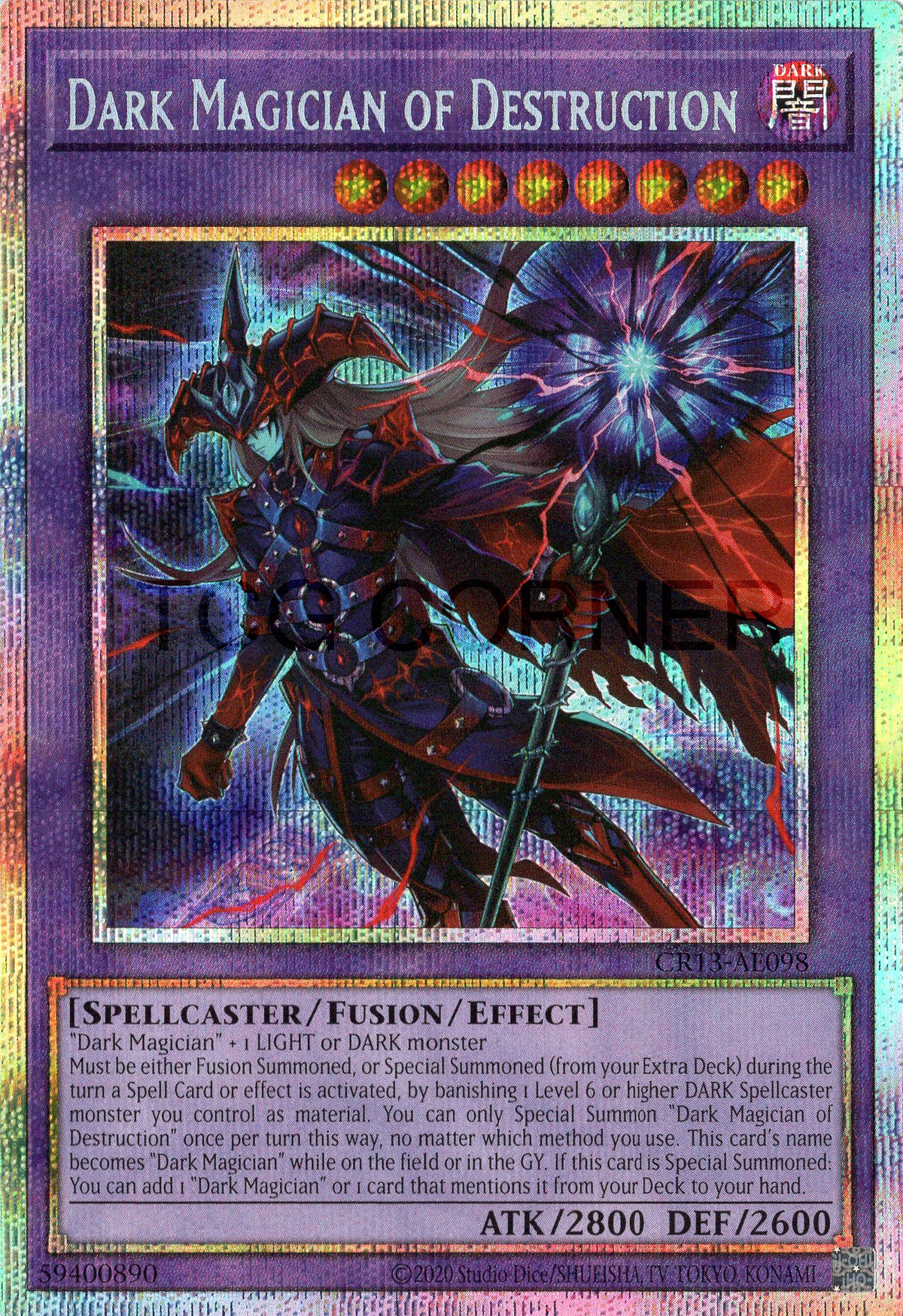 CR13-AE098 Dark Magician of Destruction (PSER)