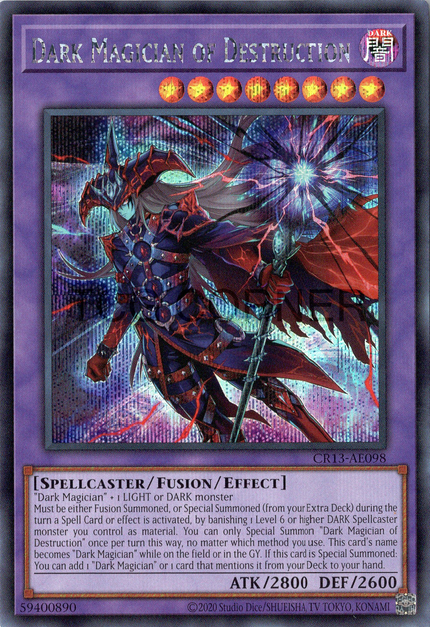 CR13-AE098 Dark Magician of Destruction (SER)