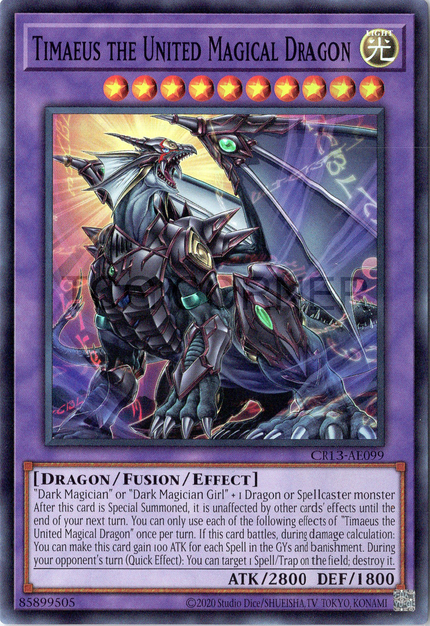 CR13-AE099 Timaeus the United Magical Dragon (SR)