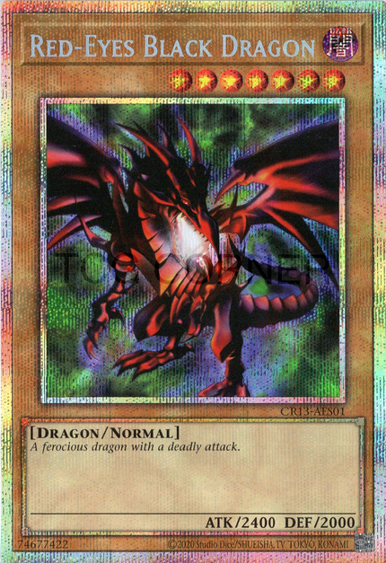 CR13-AES01 Red-Eyes Black Dragon (PSER)