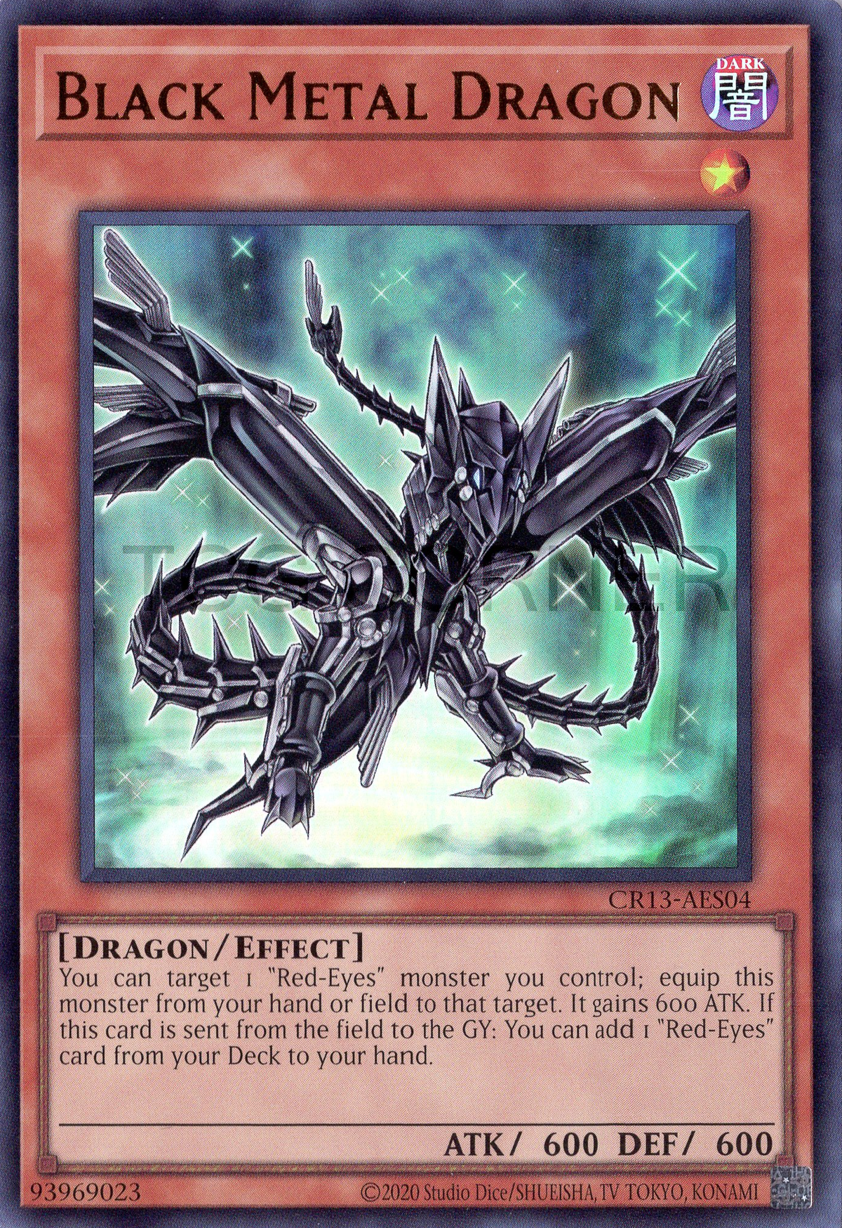 CR13-AES04 Black Metal Dragon (UR)