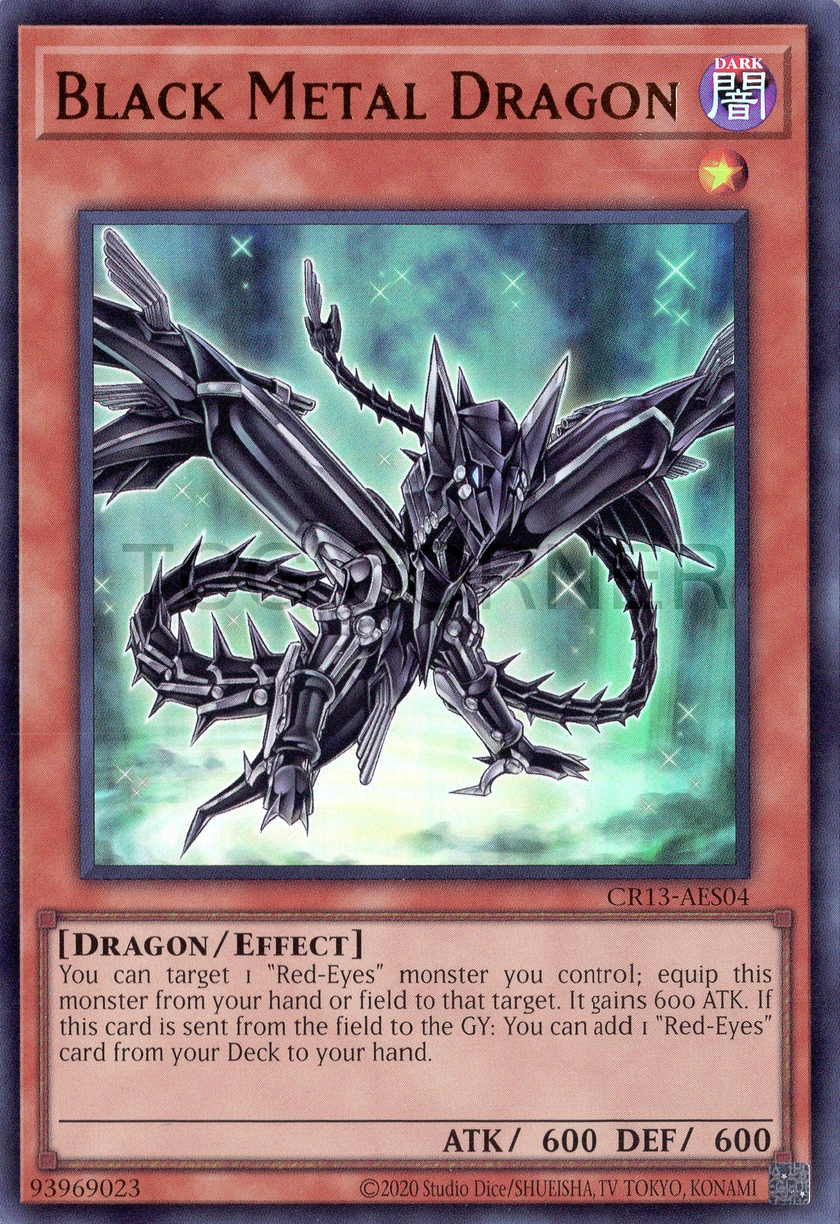 CR13-AES04 Black Metal Dragon (UR)
