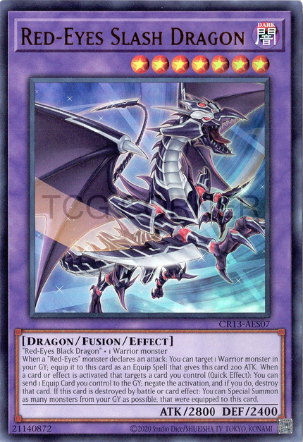 CR13-AES07 Red-Eyes Slash Dragon (UR)