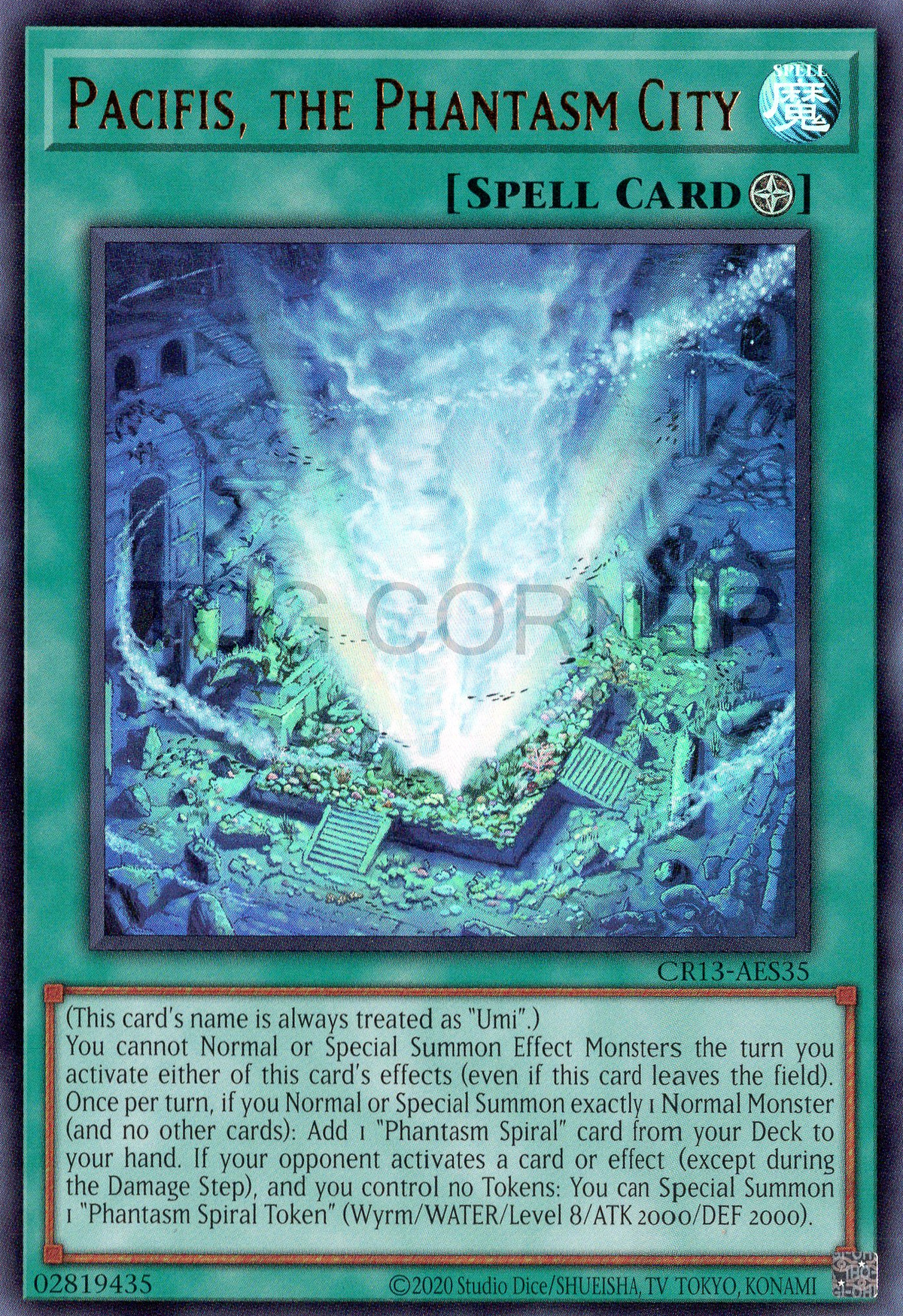CR13-AES35 Pacifis, the Phantasm City (UR)