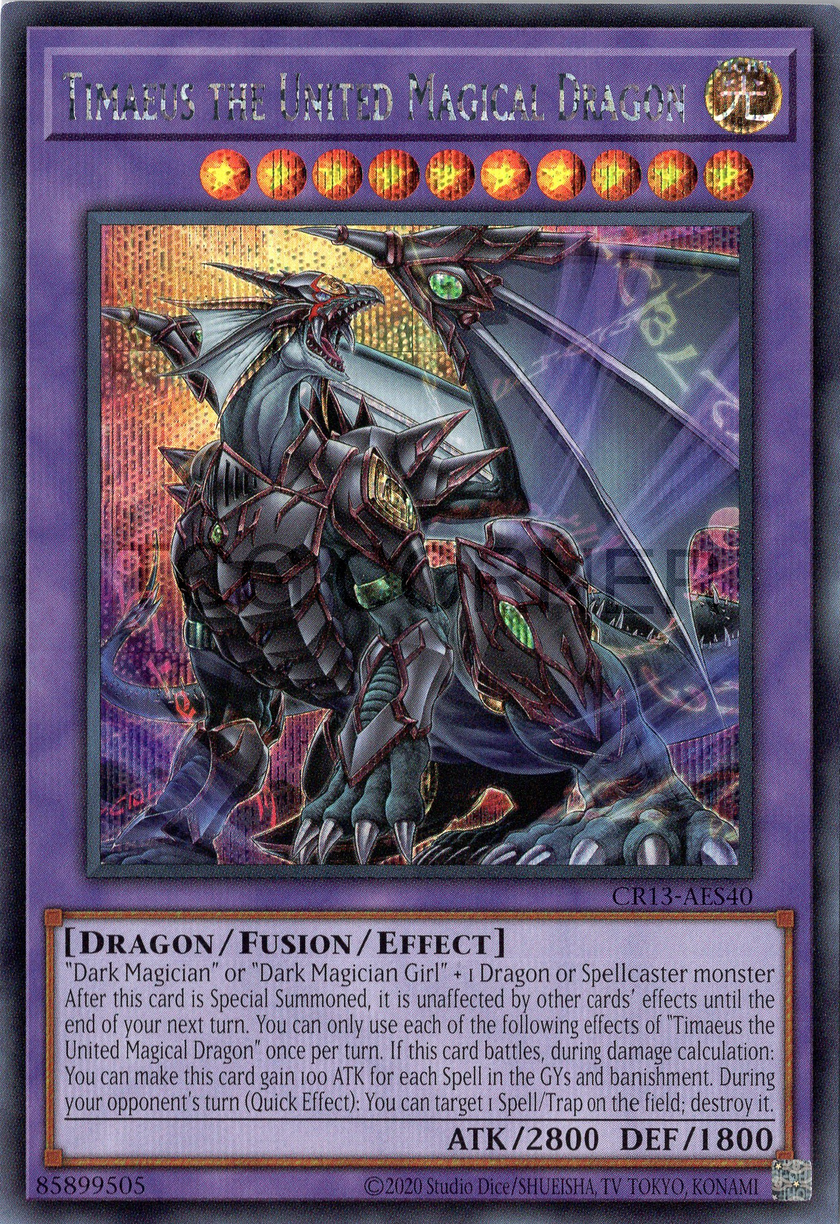 CR13-AES40 Timaeus the United Magical Dragon (SER)