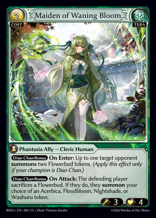 RDO-385 Foil-Maiden of Waning Bloom (Super Rare)