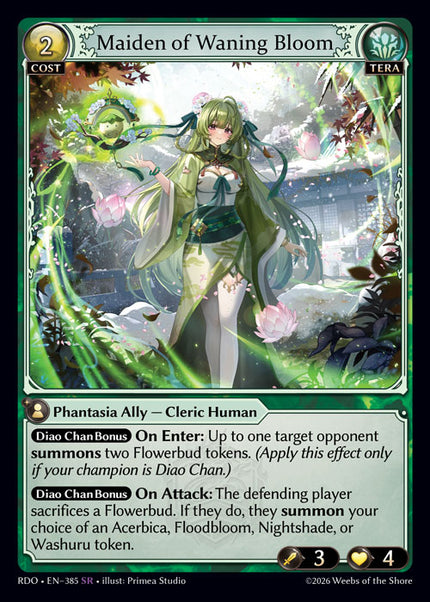 RDO-385 Maiden of Waning Bloom (Super Rare)