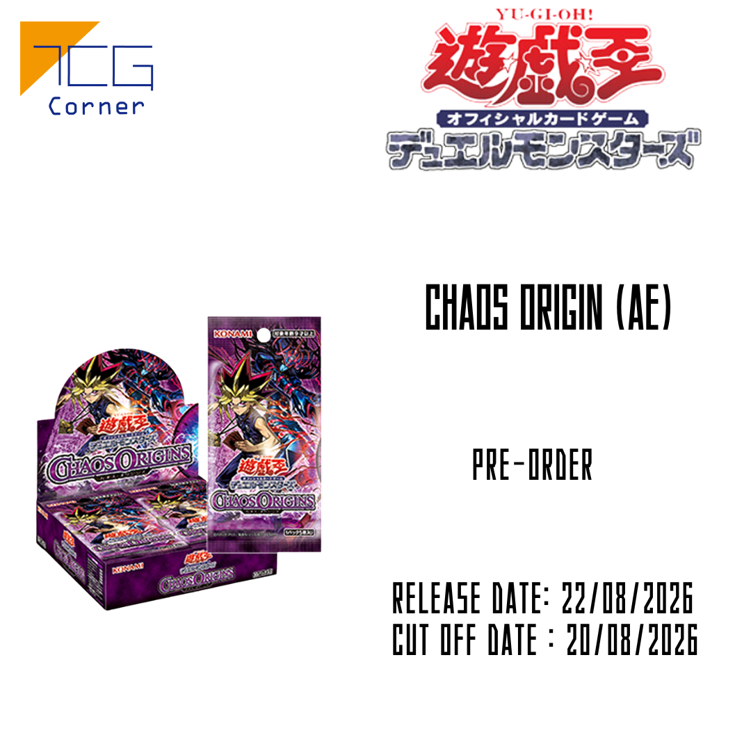 Yu-Gi-Oh! Booster pack- CHAOS ORIGIN (AE) Second Pre-Order
