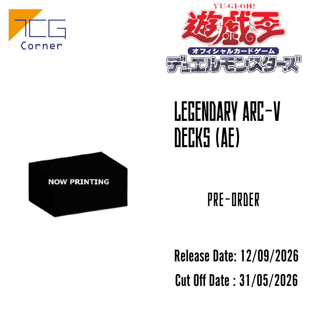 Yu-Gi-Oh! Official Card Game Duel Monsters Legendary arc-v decks (AE) Pre-order