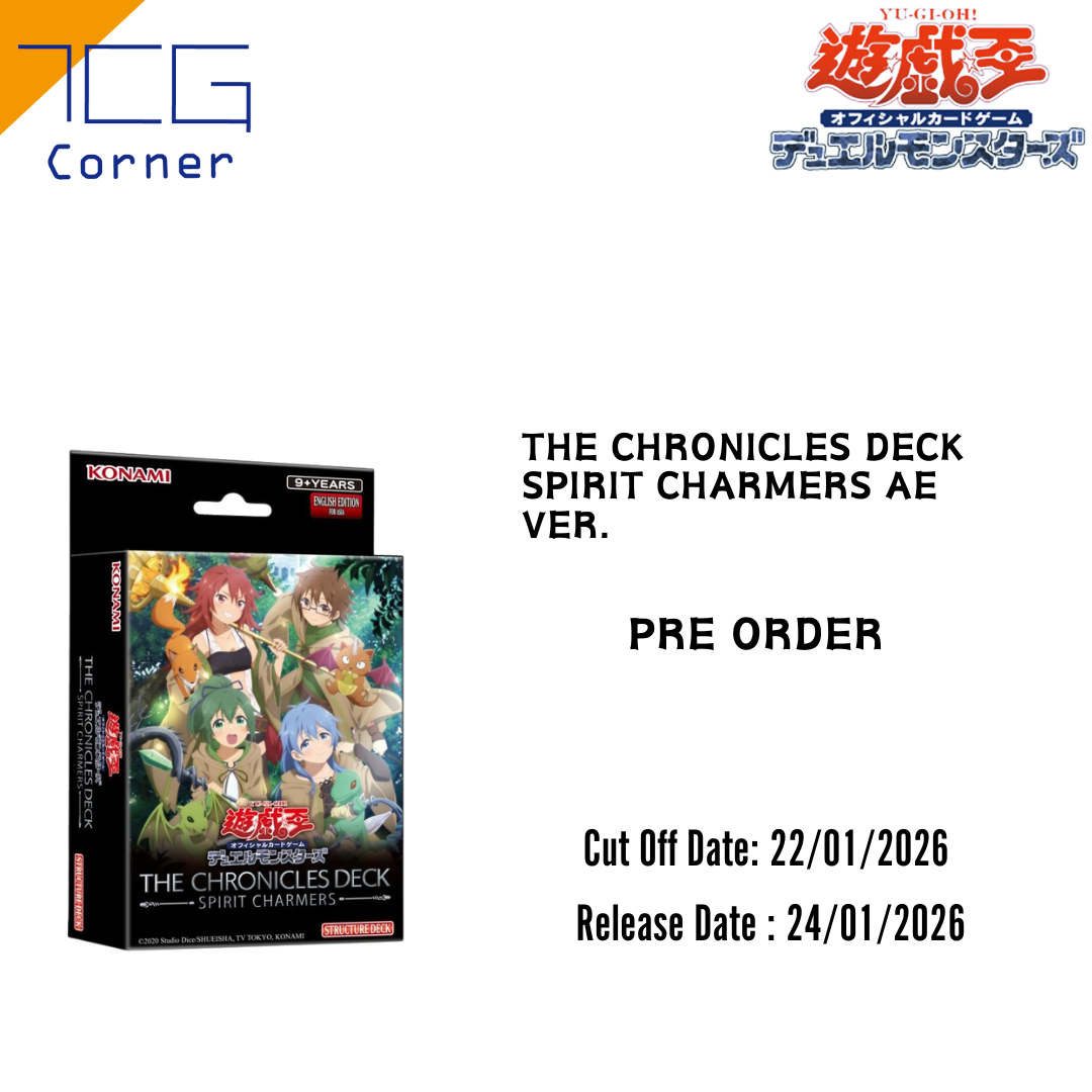 Yu-Gi-Oh! Official Card Game Duel Monsters THE CHRONICLES DECK SPIRIT CHARMERS (Asia English Ver.) Second Pre-Order