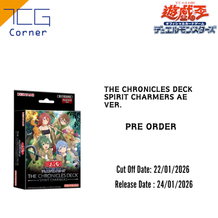 Yu-Gi-Oh! Official Card Game Duel Monsters THE CHRONICLES DECK SPIRIT CHARMERS (Asia English Ver.) Second Pre-Order
