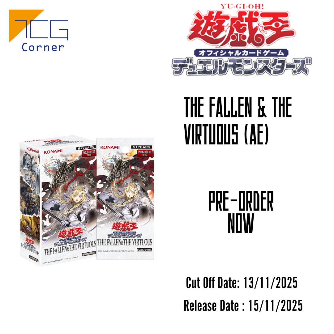 Yu-Gi-Oh! Official Card Game Duel Monsters THE FALLEN & THE VIRTUOUS (AE) Second Pre-Order