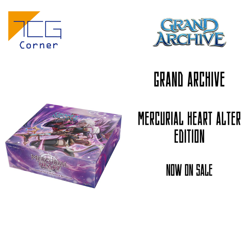 Grand Archive Mercurial Heart Alter Edition TCG Corner Grand Archive Mercurial Heart Alter Edition TCG Corner