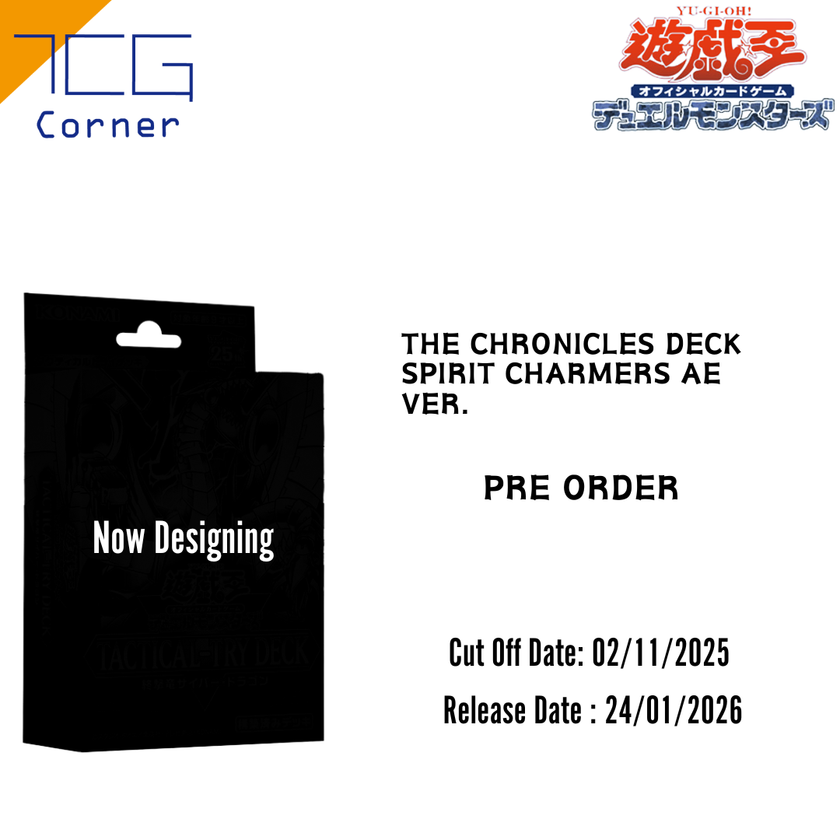 Yu-Gi-Oh! Official Card Game Duel Monsters THE CHRONICLES DECK SPIRIT CHARMERS (Asia English Ver.) Pre-Order