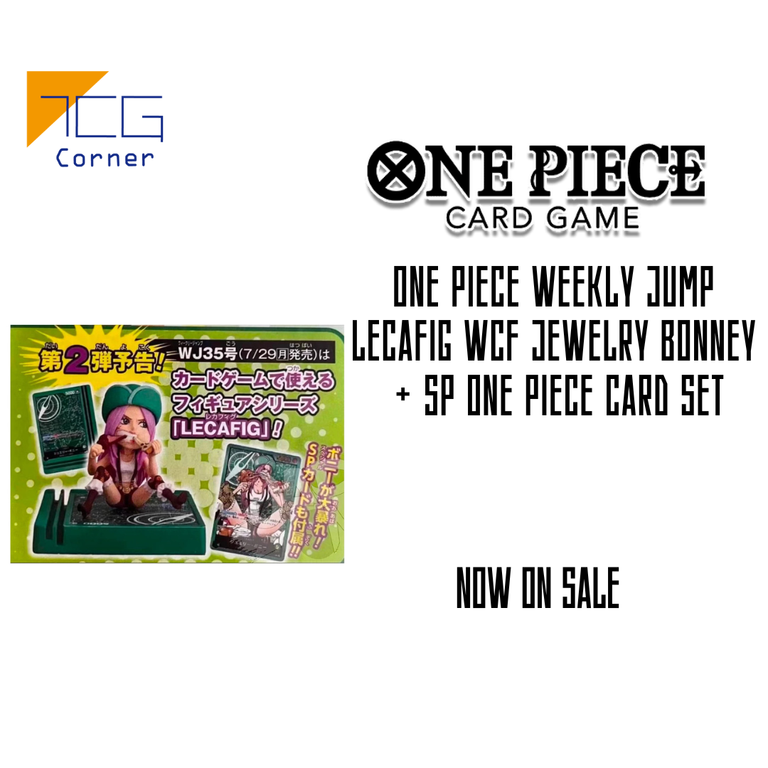 One piece WEEKLY JUMP LECAFIG WCF Jewelry Bonney  + SP ONE PIECE CARD SET