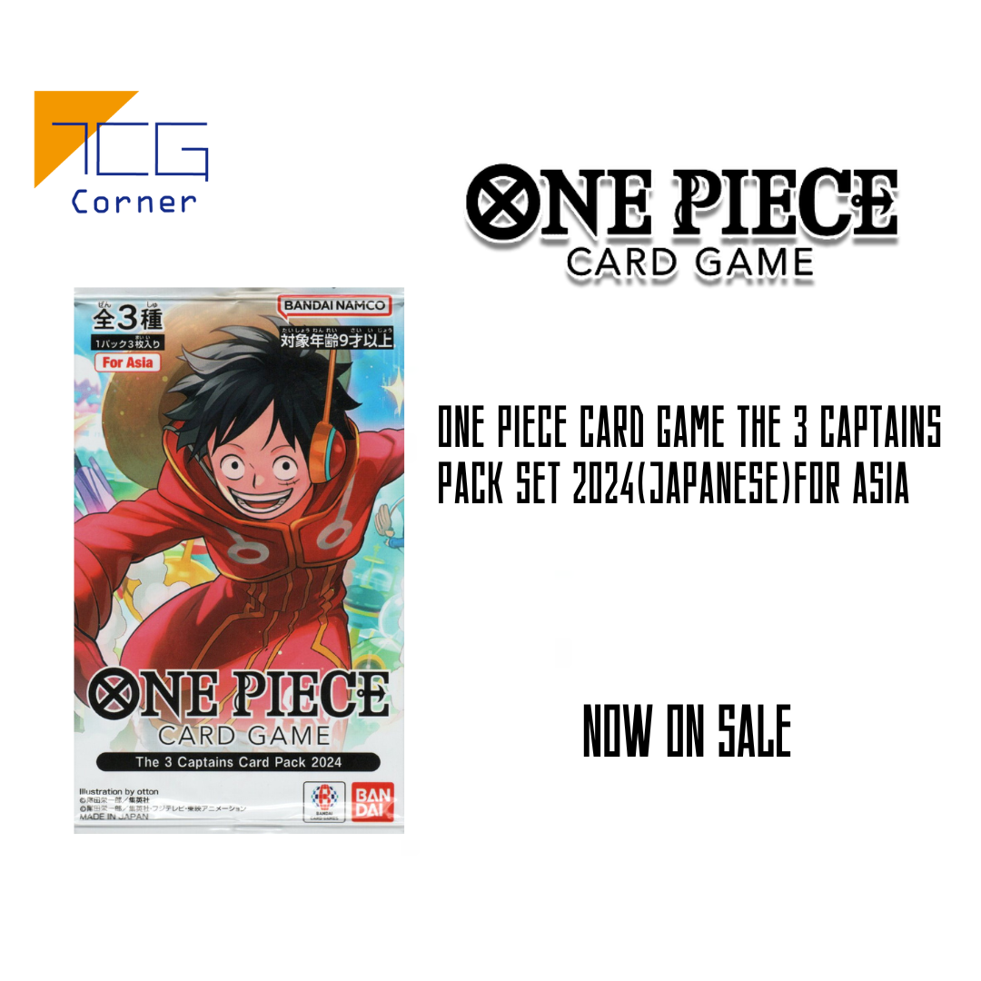 One Piece Card Game The 3 Captains Pack Set 2024(Japanese)For Asia