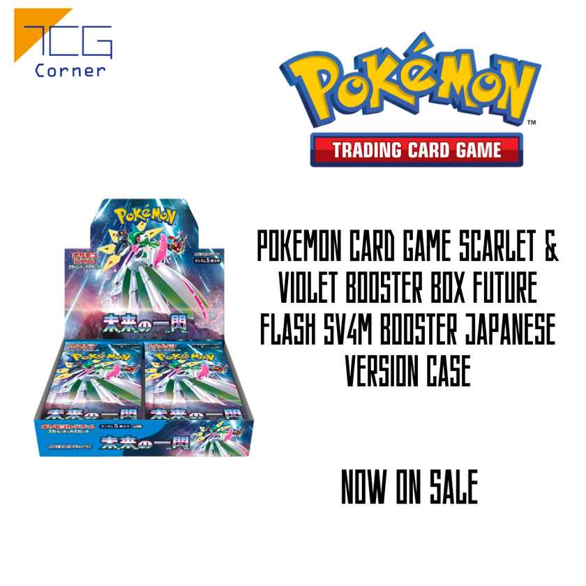 Pokemon Card Game Scarlet & Violet Booster Box Future Flash sv4M Booster Japanese Version Case