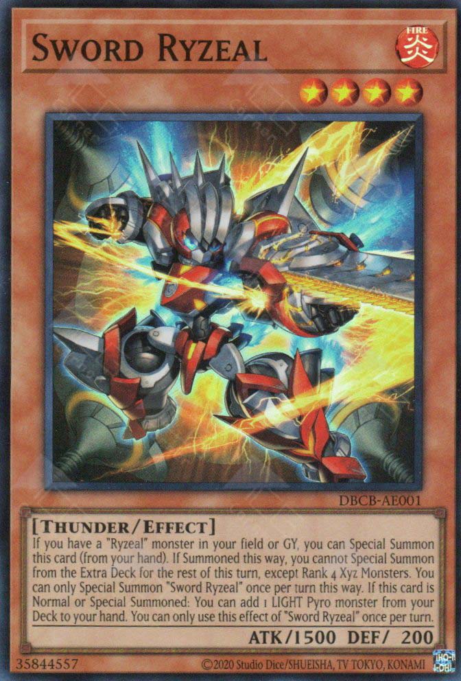 DBCB-AE001 Sword Ryzeal (SR)