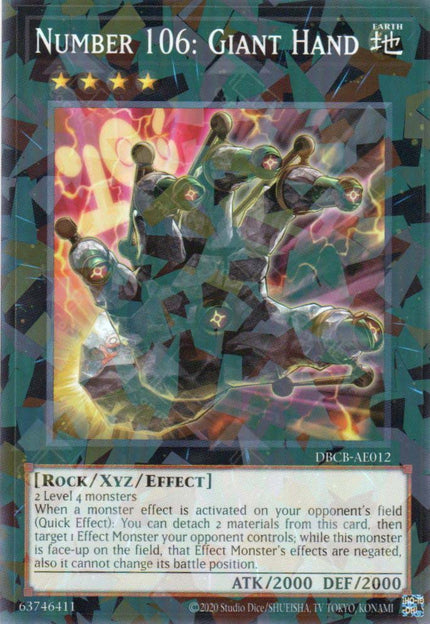 DBCB-AE012 Number 106: Giant Hand (P-N)