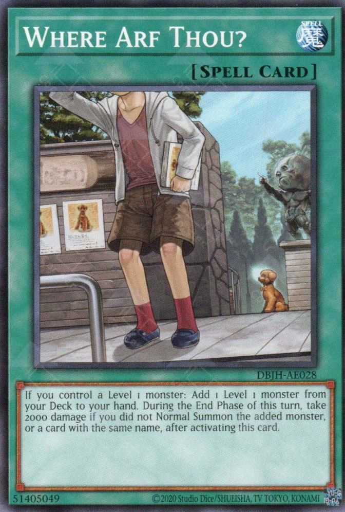 DBJH-AE028 Where Arf Thou? (N)