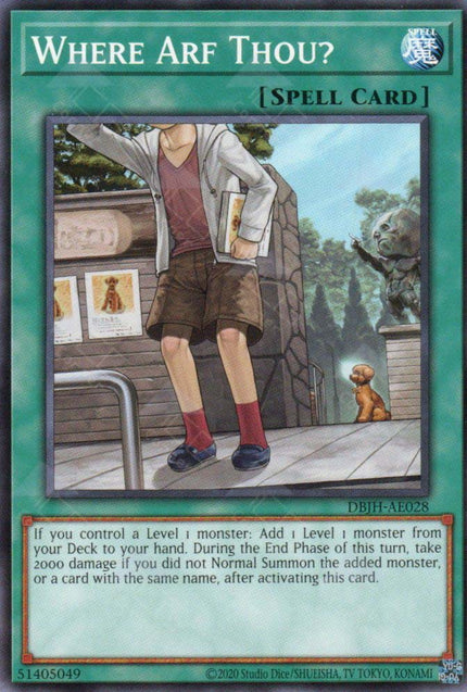 DBJH-AE028 Where Arf Thou? (N)