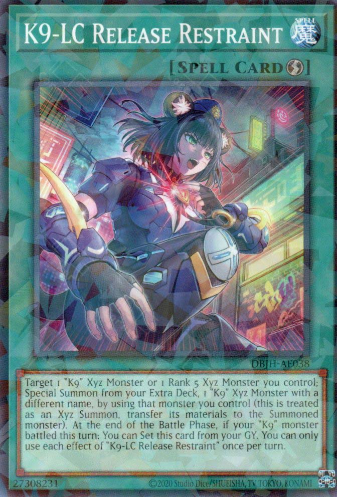 DBJH-AE038 K9-LC Release Restraint (P-N)