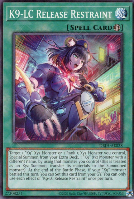 DBJH-AE038 K9-LC Release Restraint (N)