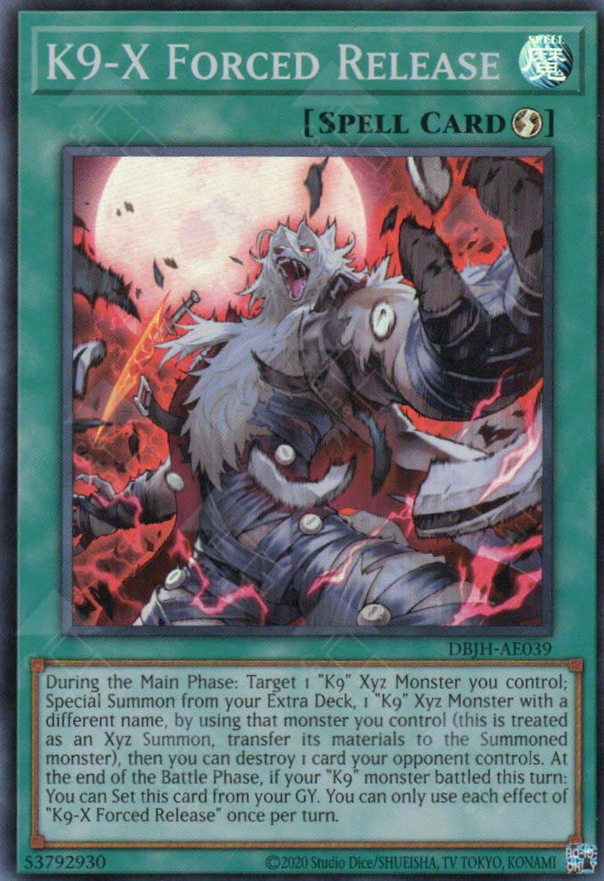 DBJH-AE039 K9-X Forced Release (SR)