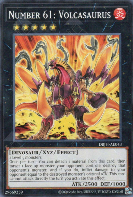 DBJH-AE043 Number 61: Volcasaurus (N)
