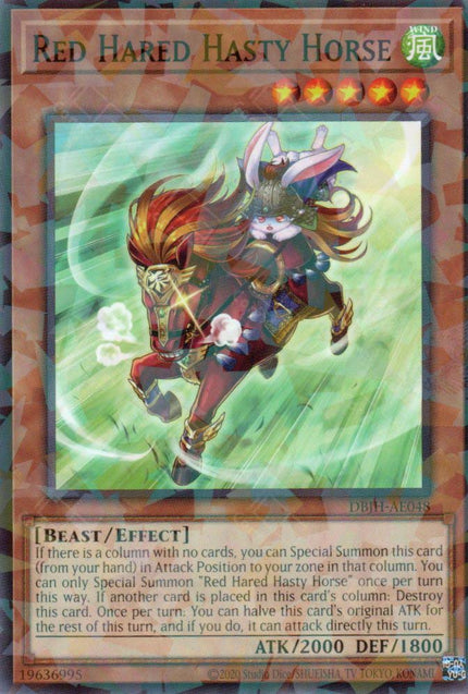 DBJH-AE048 Red Hared Hasty Horse (P-N)
