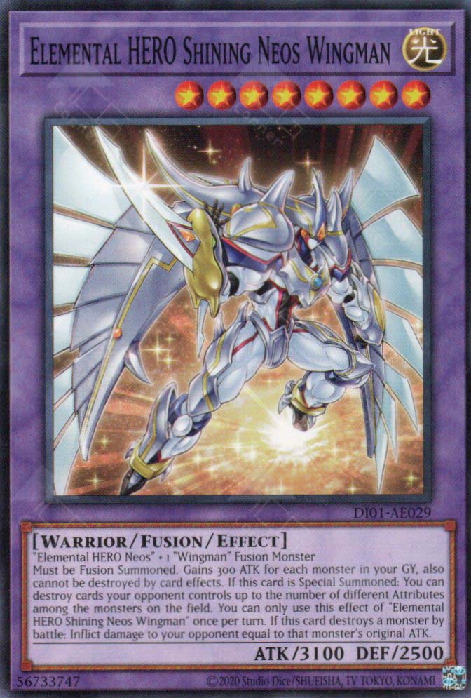 DI01-AE029 Elemental HERO Shining Neos Wingman (N)