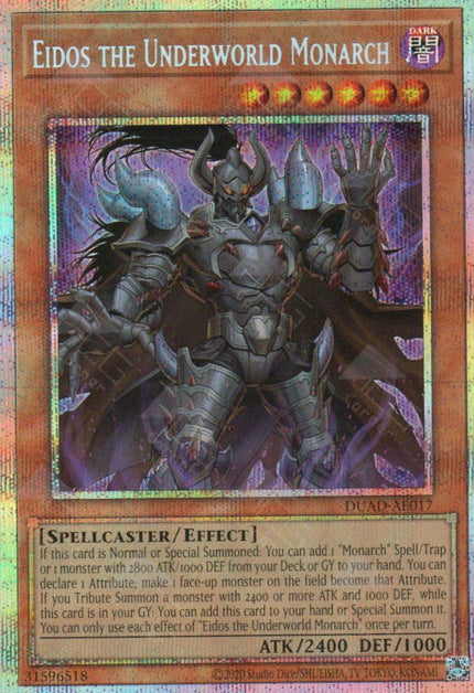 DUAD-AE017 Eidos the Underworld Monarch (PSER)