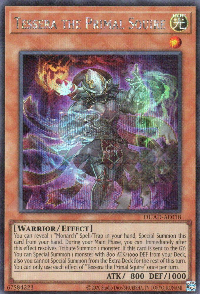 DUAD-AE018 Tessera the Primal Squire (SER)