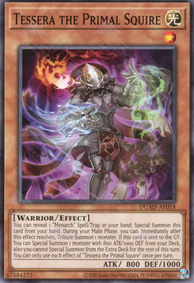 DUAD-AE018 Tessera the Primal Squire (N)