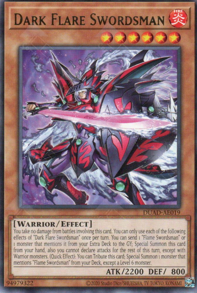 DUAD-AE019 Dark Flare Swordsman (R)