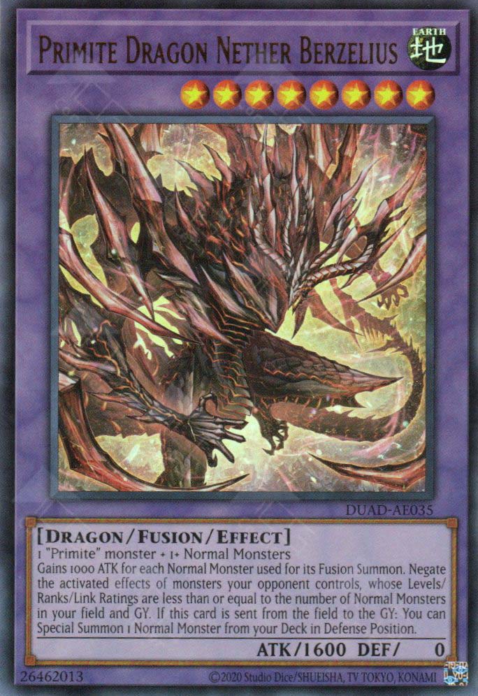 DUAD-AE035 Primite Dragon Nether Berzelius (UR)