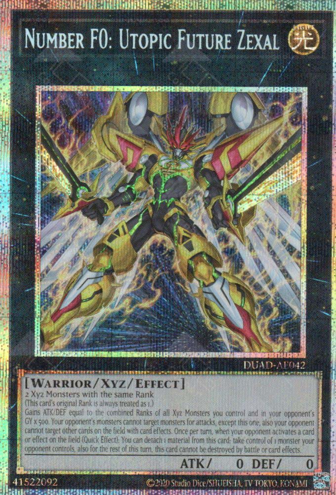 DUAD-AE042 Number F0: Utopic Future Zexal (PSER)