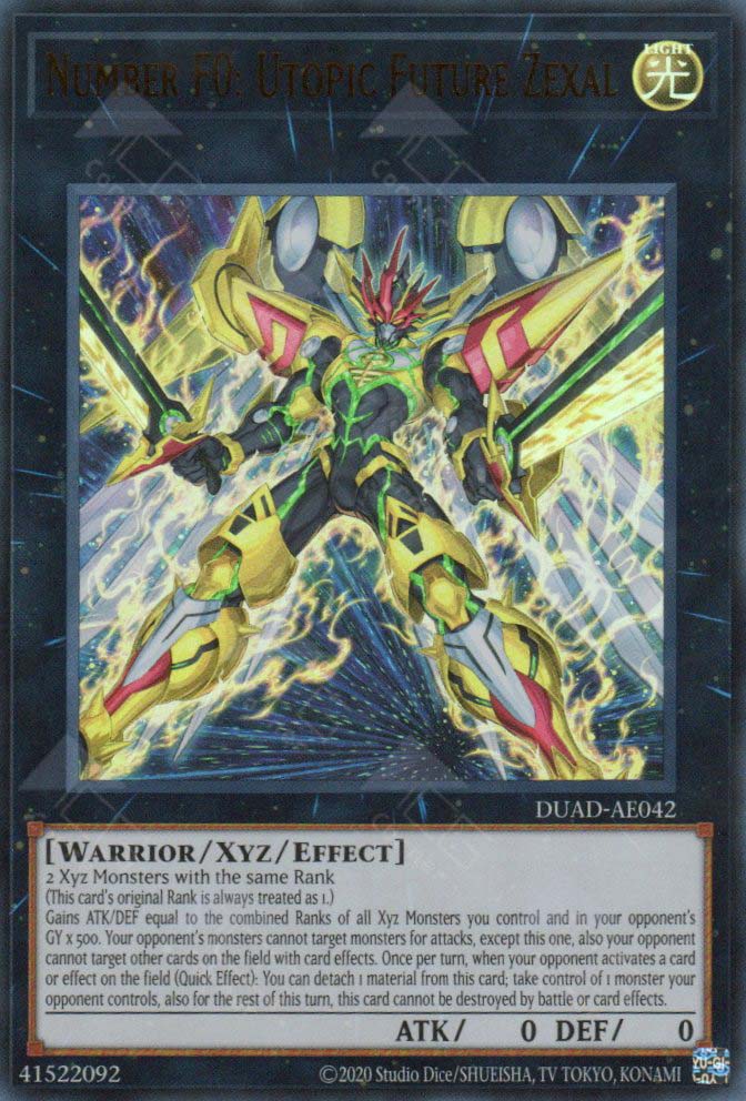 DUAD-AE042 Number F0: Utopic Future Zexal (UR)