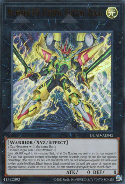 DUAD-AE042 Number F0: Utopic Future Zexal (UR)