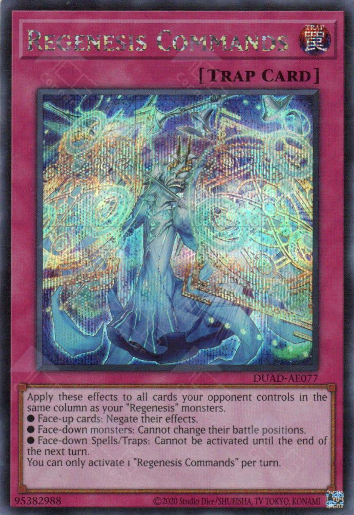 DUAD-AE077 Regenesis Command (SER)